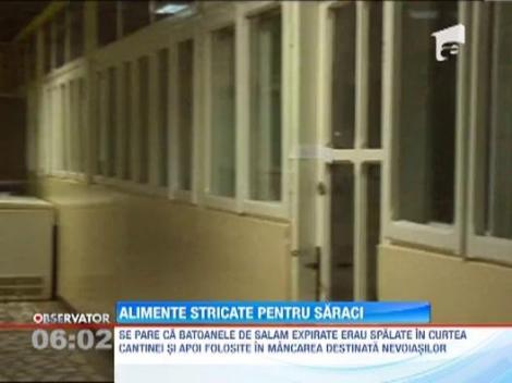 Tone de alimente expirate au fost descoperite la o cantina de ajutor social din Galati