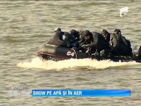 VIDEO! Demonstratie, in premiera, a unicului hidroavion din Romania
