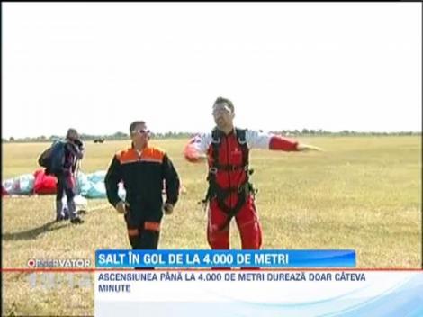 Experienta UNICA! Salt in gol de la 4.000 de metri