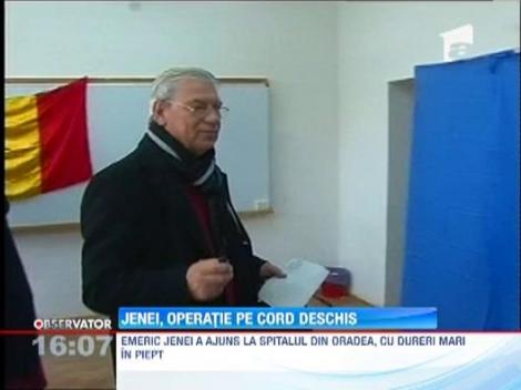 Emeric Jenei, operat pe cord deschis. Interventia a decurs fara probleme