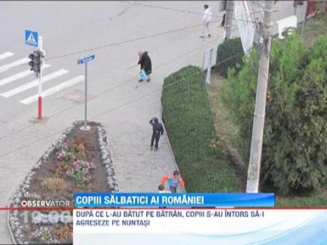 UPDATE! Copiii salbatici ai Romaniei. Un batran a fost batut de un grup de minori