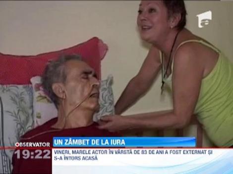 Actorul Iurie Darie a ajuns acasa