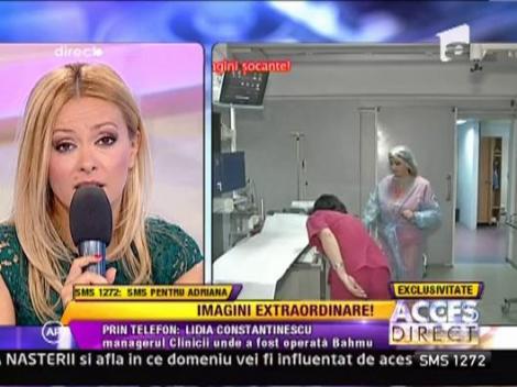 Adriana Bahmuteanu: "M-am simtit ametita dupa interventie"