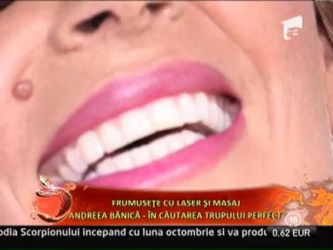 Andreea Banica, frumusete cu laser si masaj