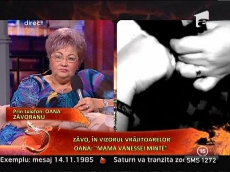 Oana: "Mama Vanessei minte. O sa o dau in judecata"