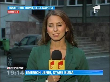 Emerich Jenei se recupereaza repede si bine dupa interventia pe cord deschis