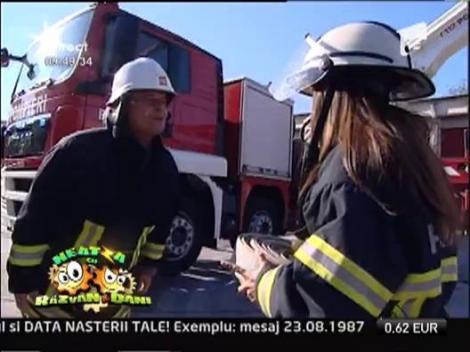 Marian Duta, Vladut si Roxana Vancea, "detasati" la o unitate de pompieri