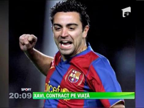 Barcelona ii ofera lui Xavi un contract pe viata