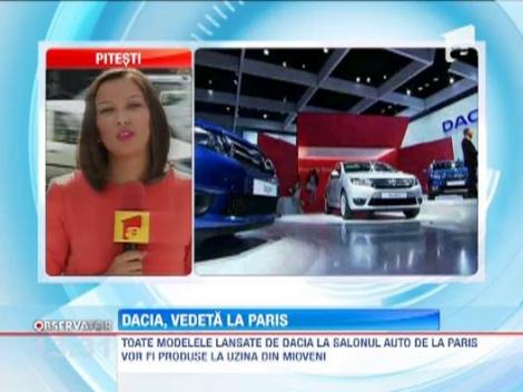 Dacia si-a lansat oficial noile modele la Paris