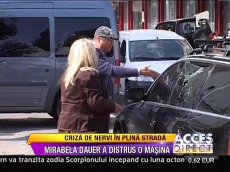 Mirabela Dauer a distrus o masina si a trebuit sa dea socoteala politiei