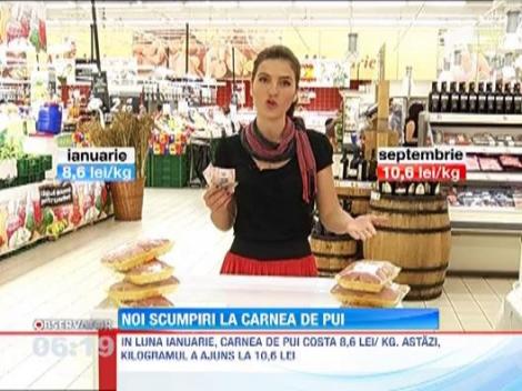 Producatorii anunta scumpiri la carnea de pui de pana la 20%