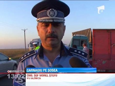 UPDATE! Carnagiu pe E85: Noua dintre raniti, transferati la Spitalul Floreasca din Capitala