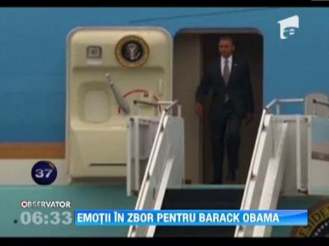 Emotii in zbor pentru Barack Obama