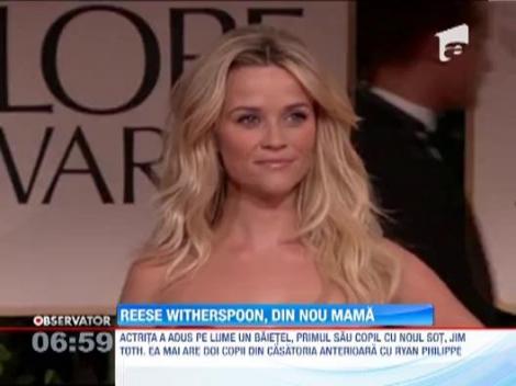 Reese Witherspoon a devenit mama pentru a treia oara