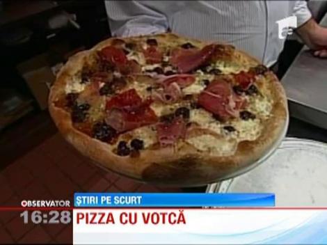 S-a inventat pizza asezonata cu votca!