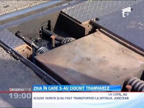 Accidente in lant, astazi, pe sinele de tramvai din Romania