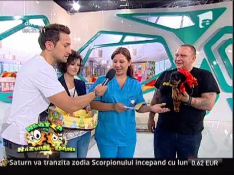 Pui de Rottweiler, cadou pentru echipa de la Neatza