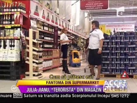 Julia Jianu, la un pas sa fie linsata de clientii unui hypermaket