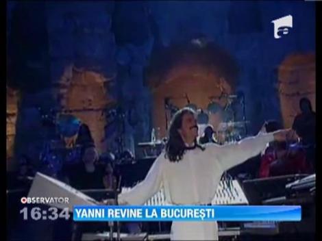 Yanni, magicianul sufletului, revine la Bucuresti!