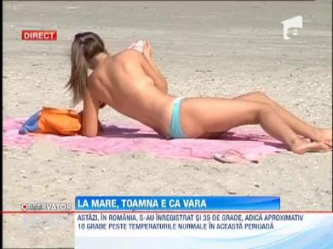 La mare, toamna e ca vara