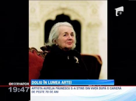 Pictorita Aurelia Paunescu s-a stins din viata