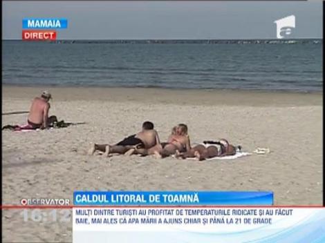 Weekend cu vreme frumoasa pe litoral