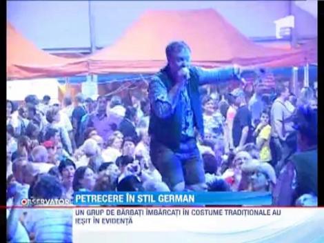 Petrecere in stil german, in Sibiu