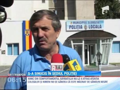 Un politist local din Slobozia s-a sinucis in sediul institutiei