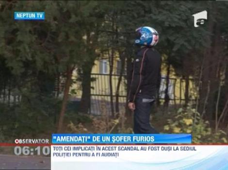 SOCANT! Prietenii unui sofer i-au rupt mainile si picioarele unui motociclist, in urma unui conflict in trafic