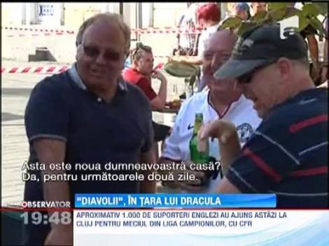 Englezii au invadat Clujul! Peste 1.000 de fani ai lui Manchester vor asista la meci