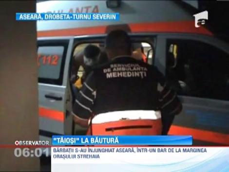 Doi prieteni s-au injunghiat intr-un bar din Drobeta Turnu Severin