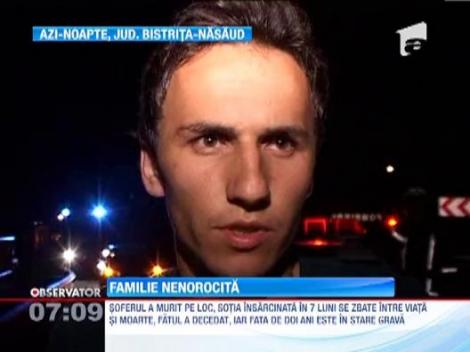 O familie din Bistrita Nasaud a fost destramata in urma unui grav accident rutier