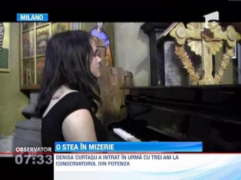 O tanara romanca talentata traieste de pe o zi pe alta in Italia