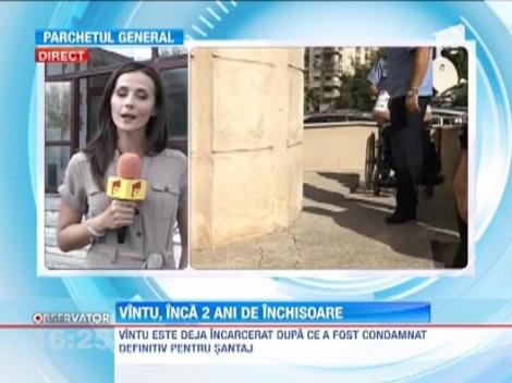 Sorin Ovidiu Vantu a fost condamnat la doi ani de inchisoare cu executare 