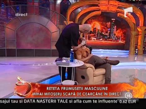 Mihai Mitoseru scapa de riduri in direct
