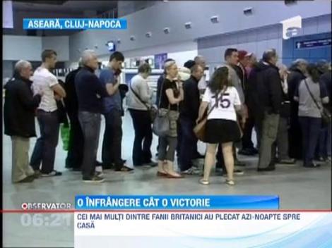 Mii de clujeni au trecut de extaz la agonie in timpul meciului CFR - Manchester Utd.