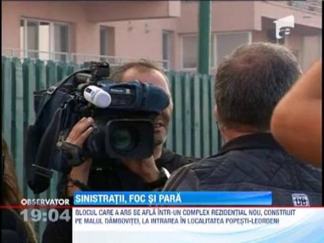 Ancheta dupa incendiul de la ansamblul rezidential