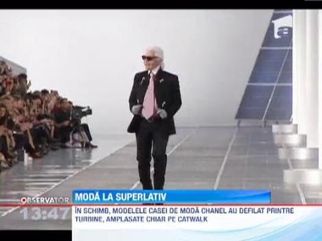 Ultima colectie a excentricei case de moda Alexander McQueen