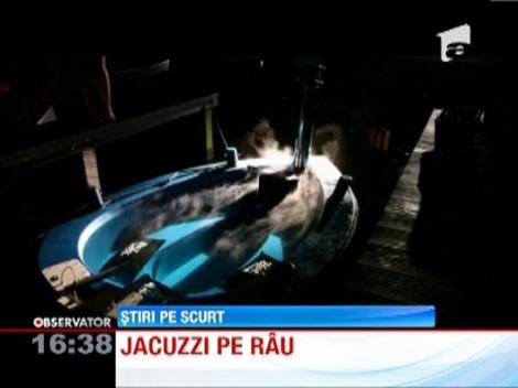 Relaxare in jacuzzi, in mijlocul raului