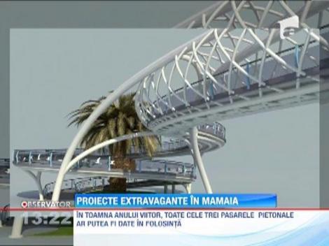 Mamaia va avea trei "opere de arta": pasarele pietonale