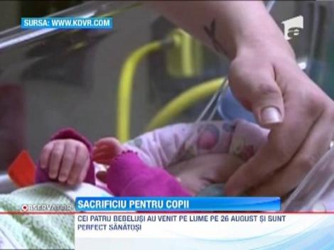 Sacrificiul unei mame: O americanca insarcinata cu cvadrupleti a refuzat tratamentul pentru cancer