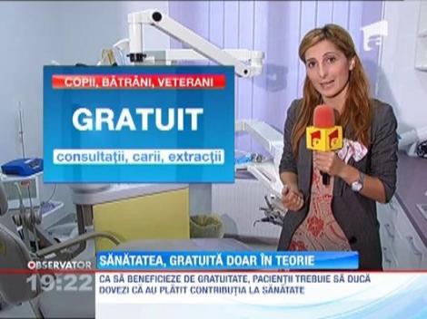 Sanatatea in Romania, gratuita doar in teorie! Afla ce servicii medicale nu ar fi trebuit sa platesti!