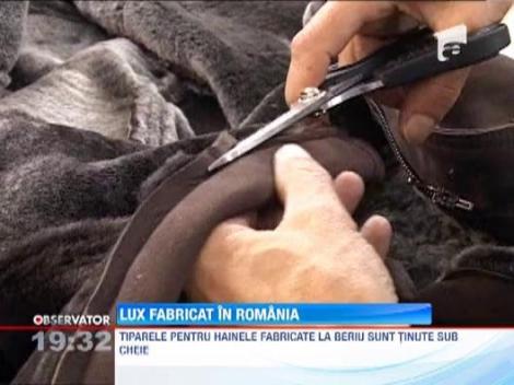 In magazinele de lux ale Europei stau pe umerase haine de blana facute in Romania