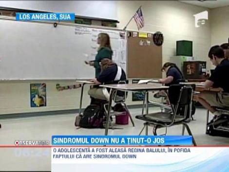 Adolescenta diagnosticata cu sindromul Down, aleasa Regina Balului