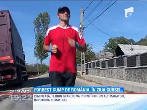 Forrest Gump de Romania a inceput cursa de 150 de kilometri