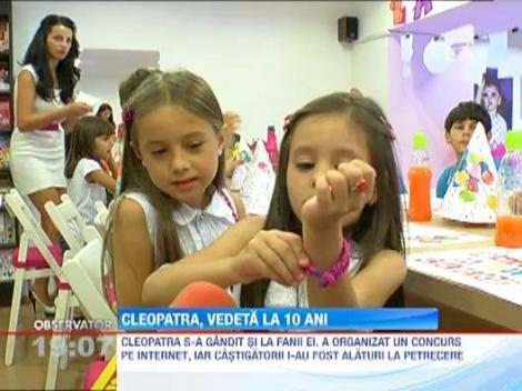 Cleopatra Stratan a implinit 10 ani