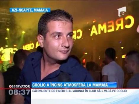 Celebrul rapper Coolio a incins atmosfera la Mamaia