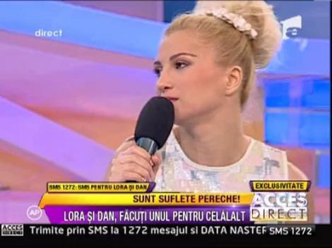 Lora: "Am intrat in panica inainte de nunta"