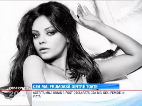 UPDATE / Actrita Mila Kunis, cea mai sexy femeie in viata