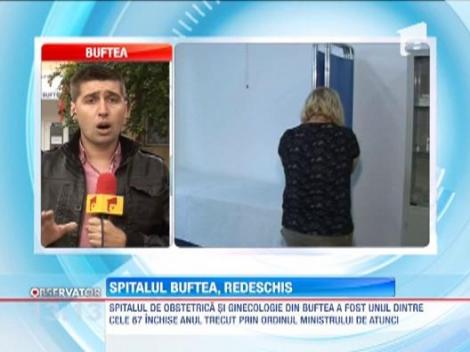 Spitalul de Obstetrica si Ginecologie din Buftea, redeschis